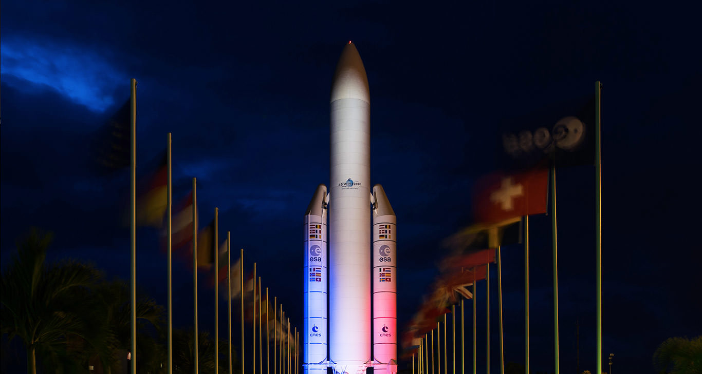 Ariane 5 übertrifft beim 72. erfolgreichen start in folge ihren nutzlastrekord