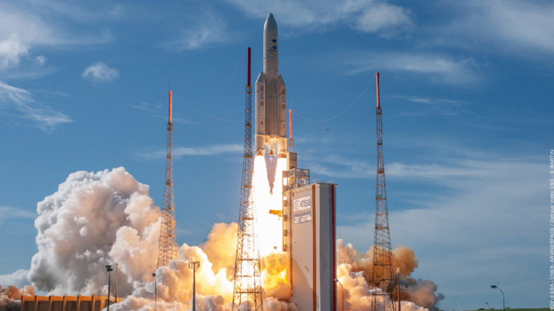 Nouveau succès pour Ariane 5, équipée d’un étage supérieur rallongé