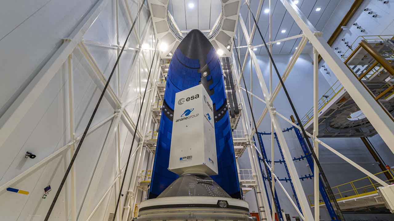 Coiffe d’Ariane 6 : fin de la première campagne des tests préliminaires combinés