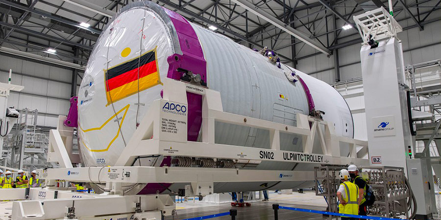 Arianegroup Unpacked upper stage at bal